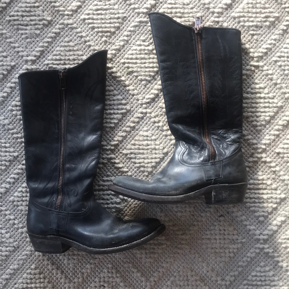Golden goose brand cowboy boots.
